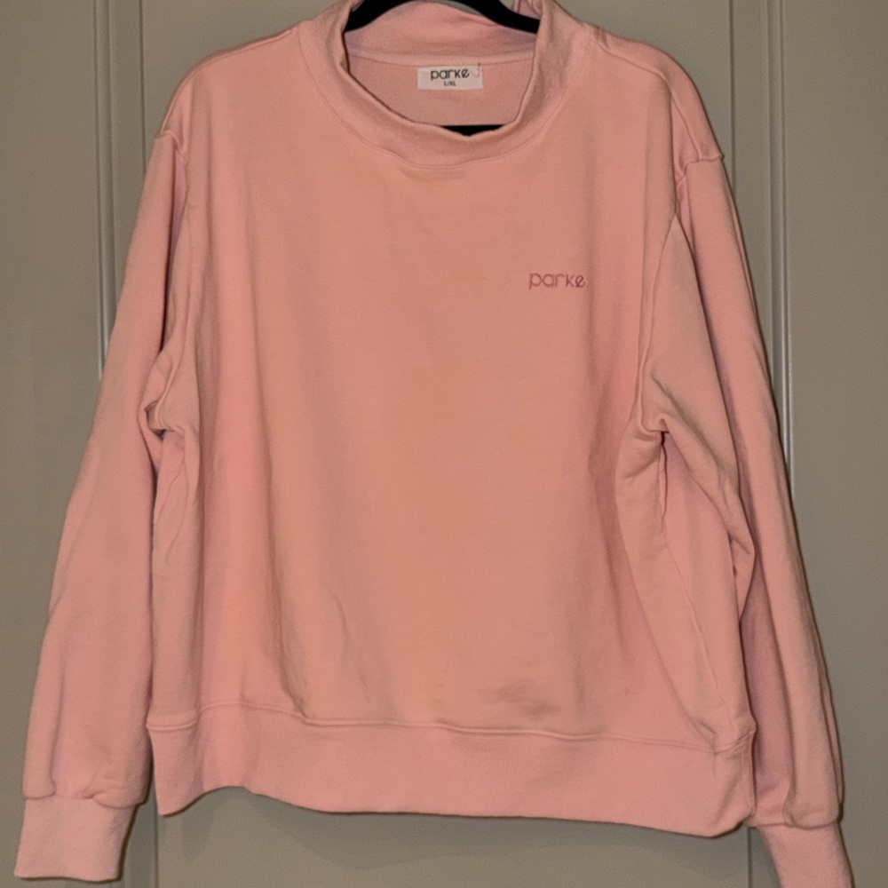 PARKE peony mock neck